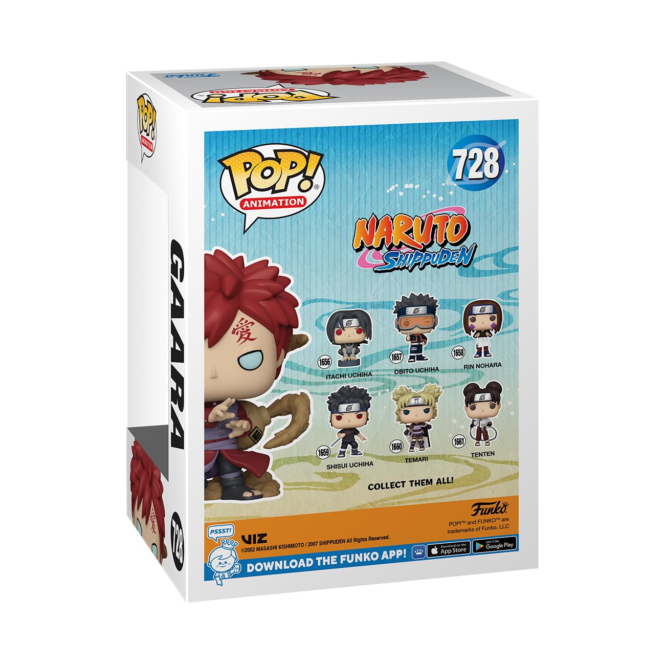 Funko Pop! & Tee: Naruto - Gaara - Glow In the Dark - M - Naruto Shippuden - T-shirt - Ubrania z kolekcjonerską figurką winylową - Pomysł na prezent - Zabawki i top z krótkim rękawem dla dorosłych