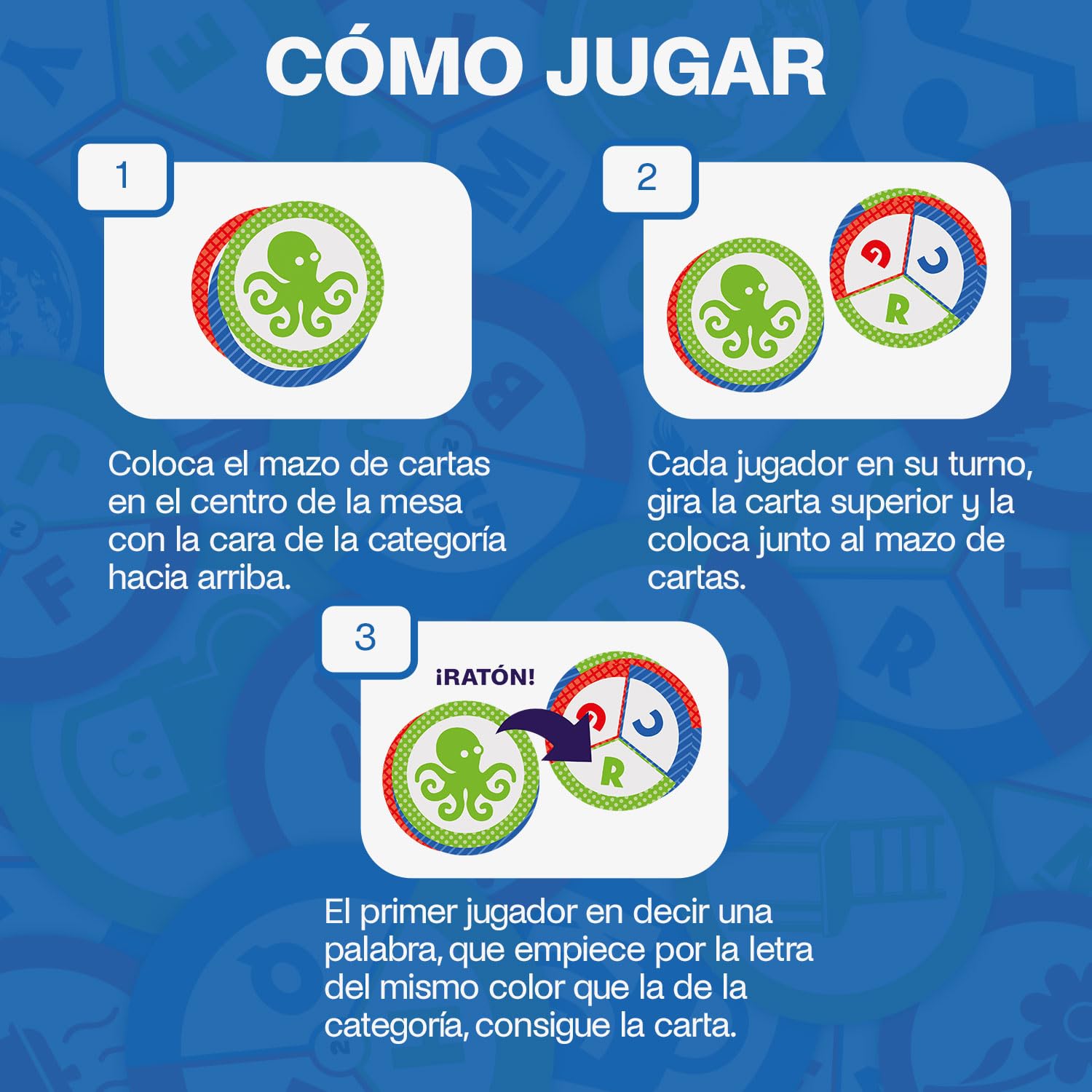 Ludilo - Palabrea | Juegos De Mesa Niños 6 Años O Más | Juegos Educativos 6 Años O Más | Juego Cartas Niños 10 Minutos De Duración | Juego De Mesa De 2 A 5 Jugadores | Regalos para Niños