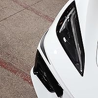 Vista 5 de Protector de parachoques de esquina delantera de automóvil, adhesivo anticolisión compatible con Chevrolet Corvette C8 2020-2023, calcomanía