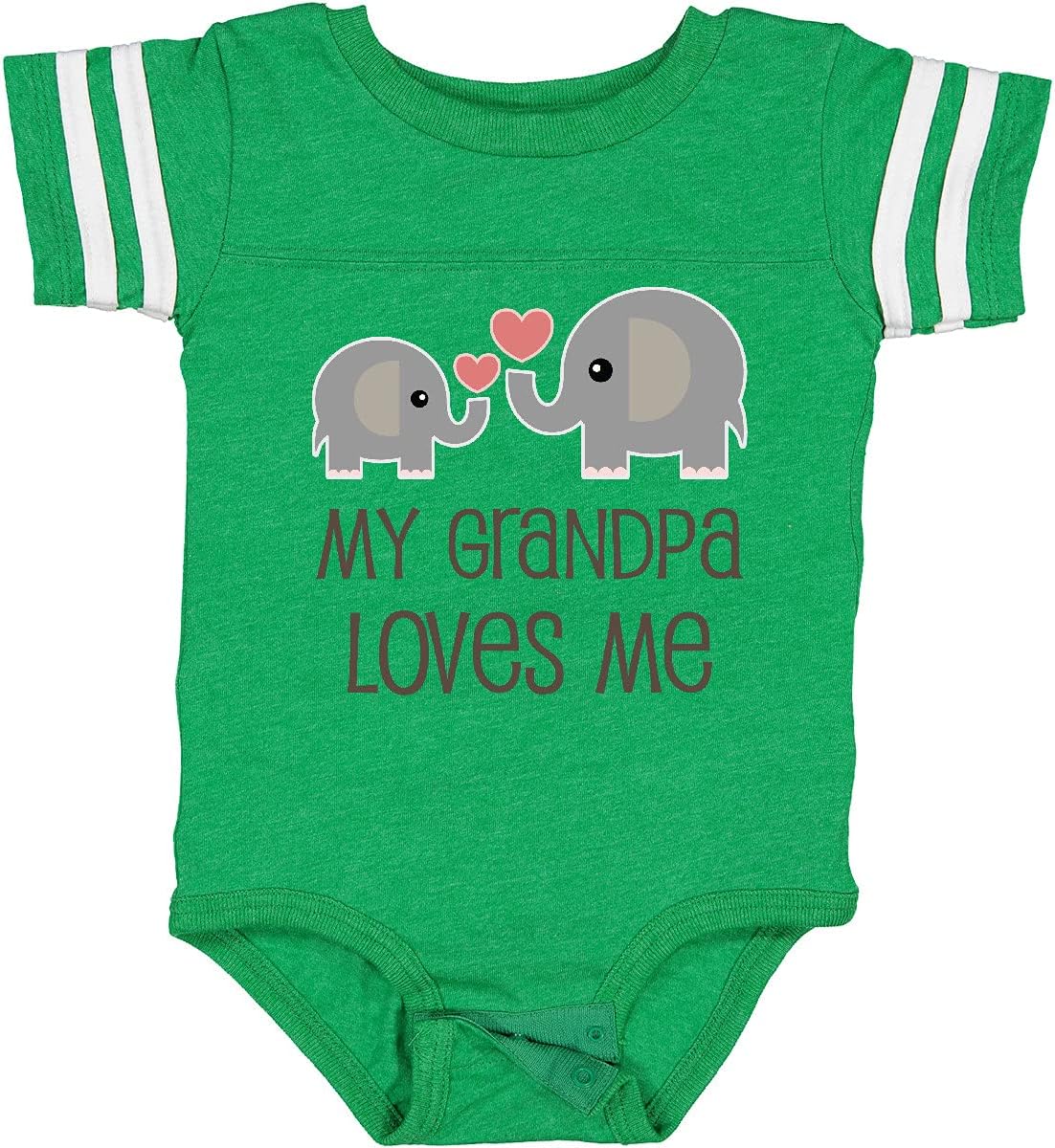 inktastic My Grandpa Loves Me Baby Bodysuit