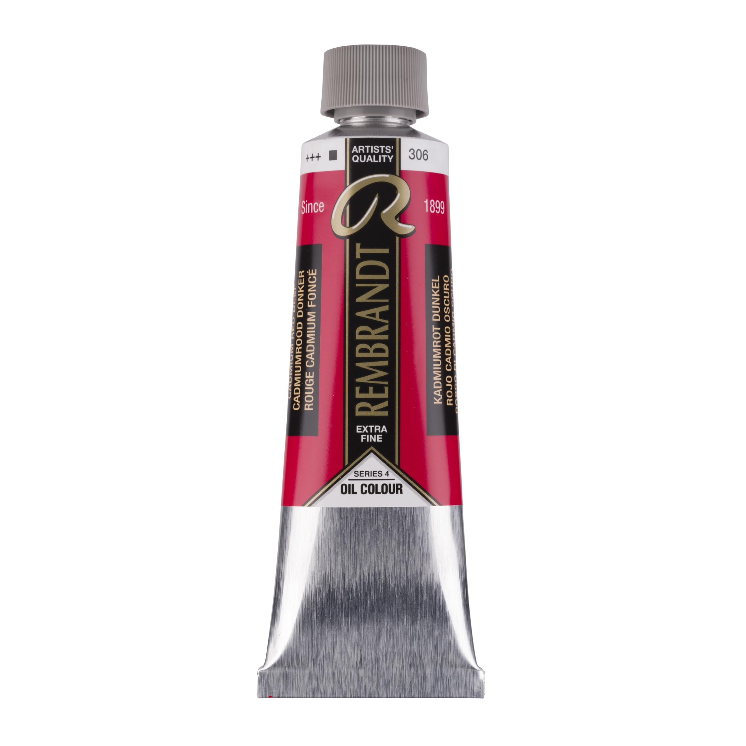 Rembrandt Oil Colour - 150 ml Cadmium Red Deep 306 - Extra-Fine Quality - High Lightfastness - Buttery Consistency - Artists' Choice - Made in the Netherlands