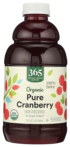 365 by Whole Foods Market, Jugo de arándano orgánico puro, 32 onzas líquidas
