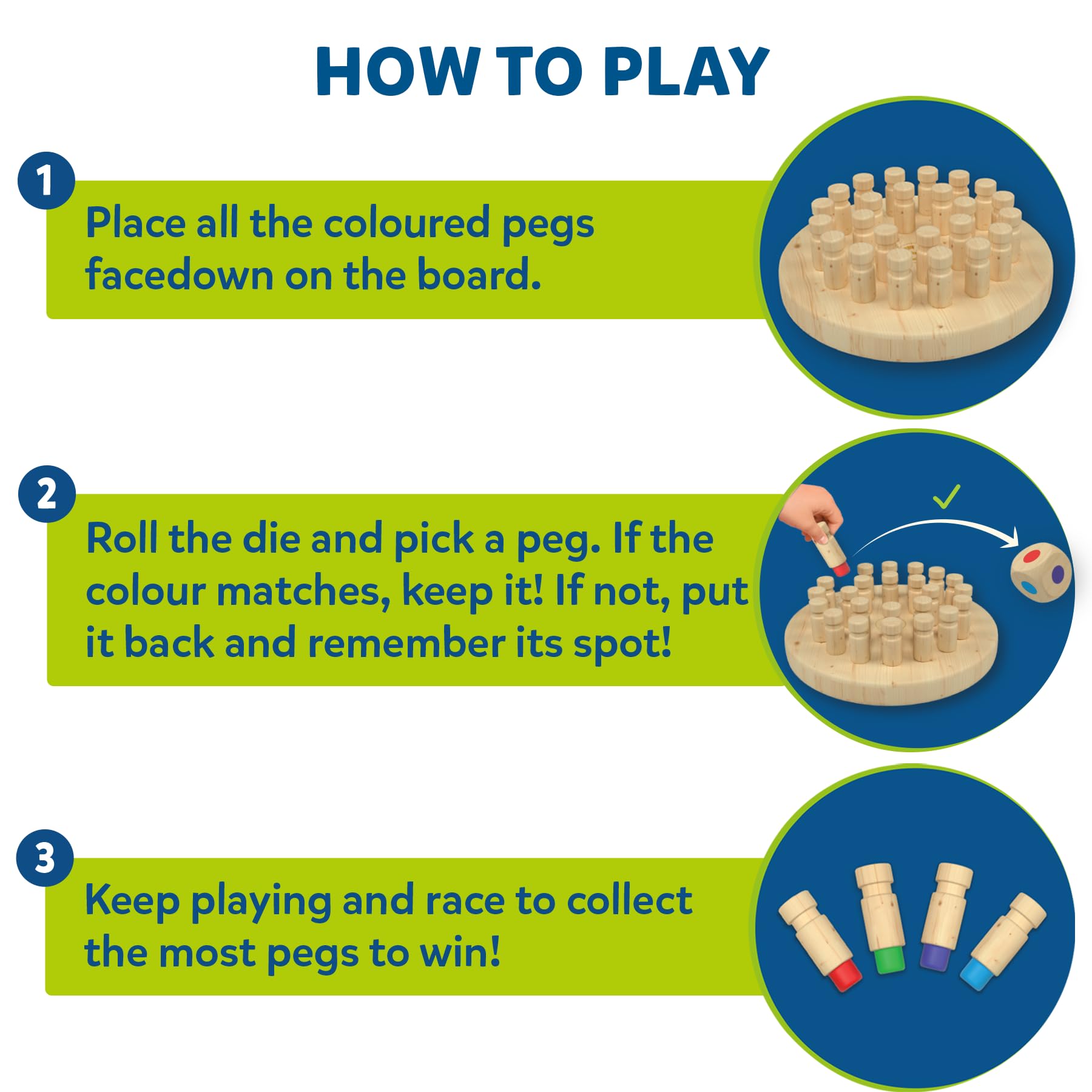 Skillmatics Colour Crush - Thrilling Memory Challenge, Fast-Paced Board & Travel Game, Perfect for Family Game Night, Brain Teasers, Wooden Toys, Great Gift for Kids, Teens & Adults, Ages 4 & Up - Image 4 thumbnail