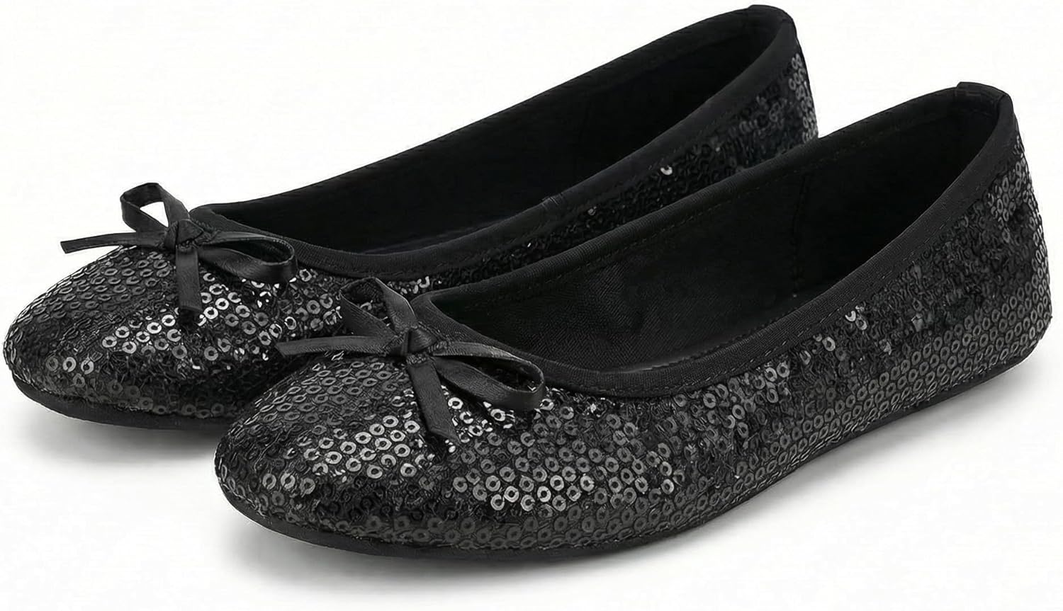 Women's Foldable Flats – Portable Ballet Slippers Shoes for Travel, Wedding – Fits in Purse - Image 4