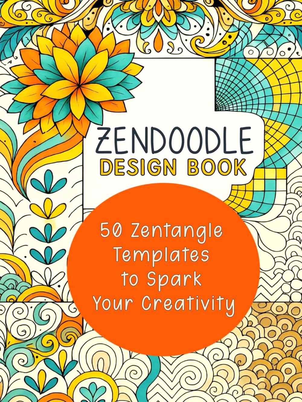 Zentangle templates motifs complexes zendoodle design book créatif