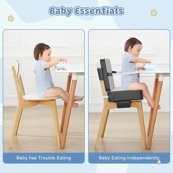 Booster para Silla de Cocina con Respaldo y Arnés miniatura 3