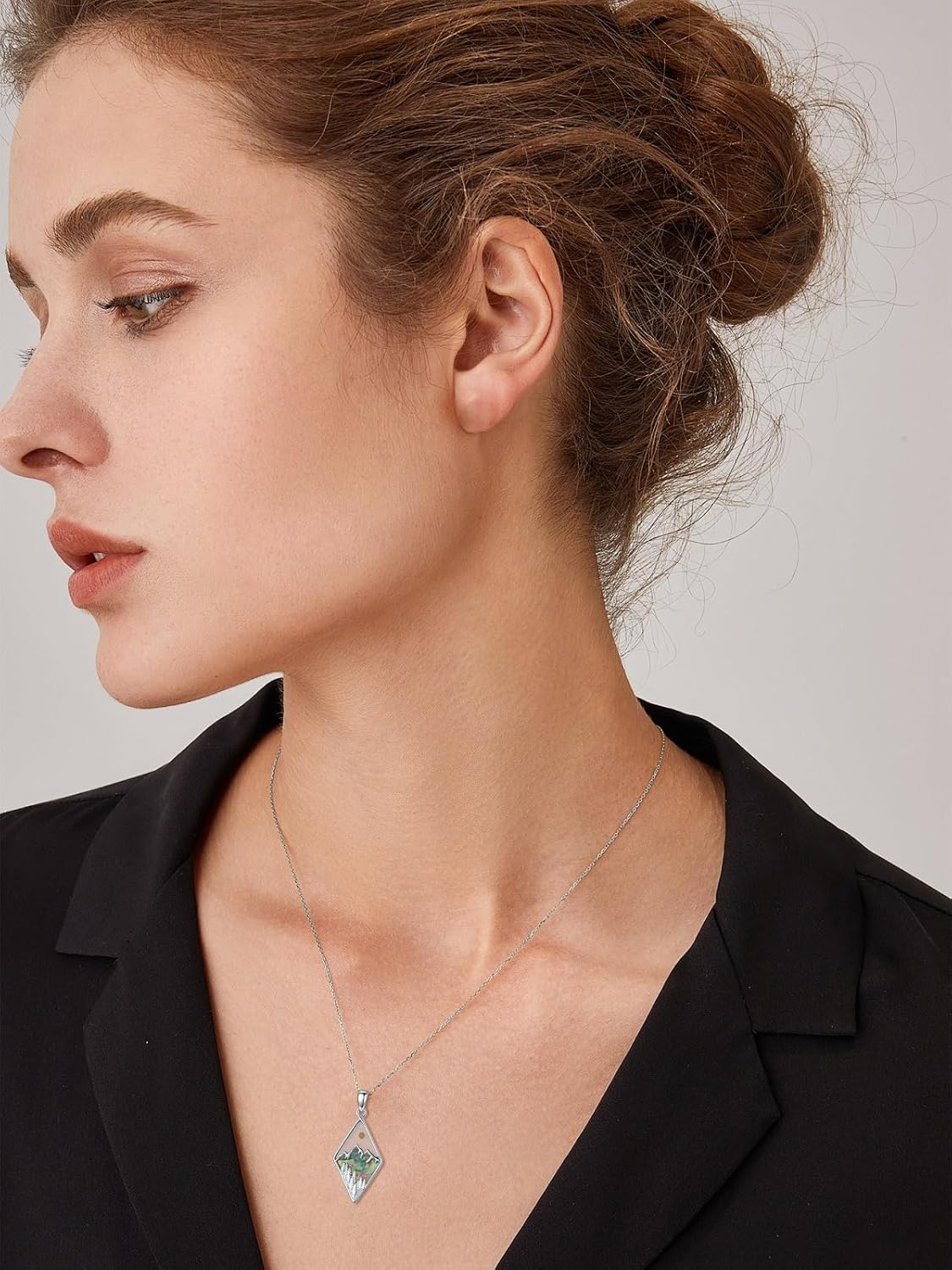 Mustard Seed Necklace for Women 925 Sterling Silver Faith of A Mustard Seed Necklace Christian Jewelry for women - Image 5