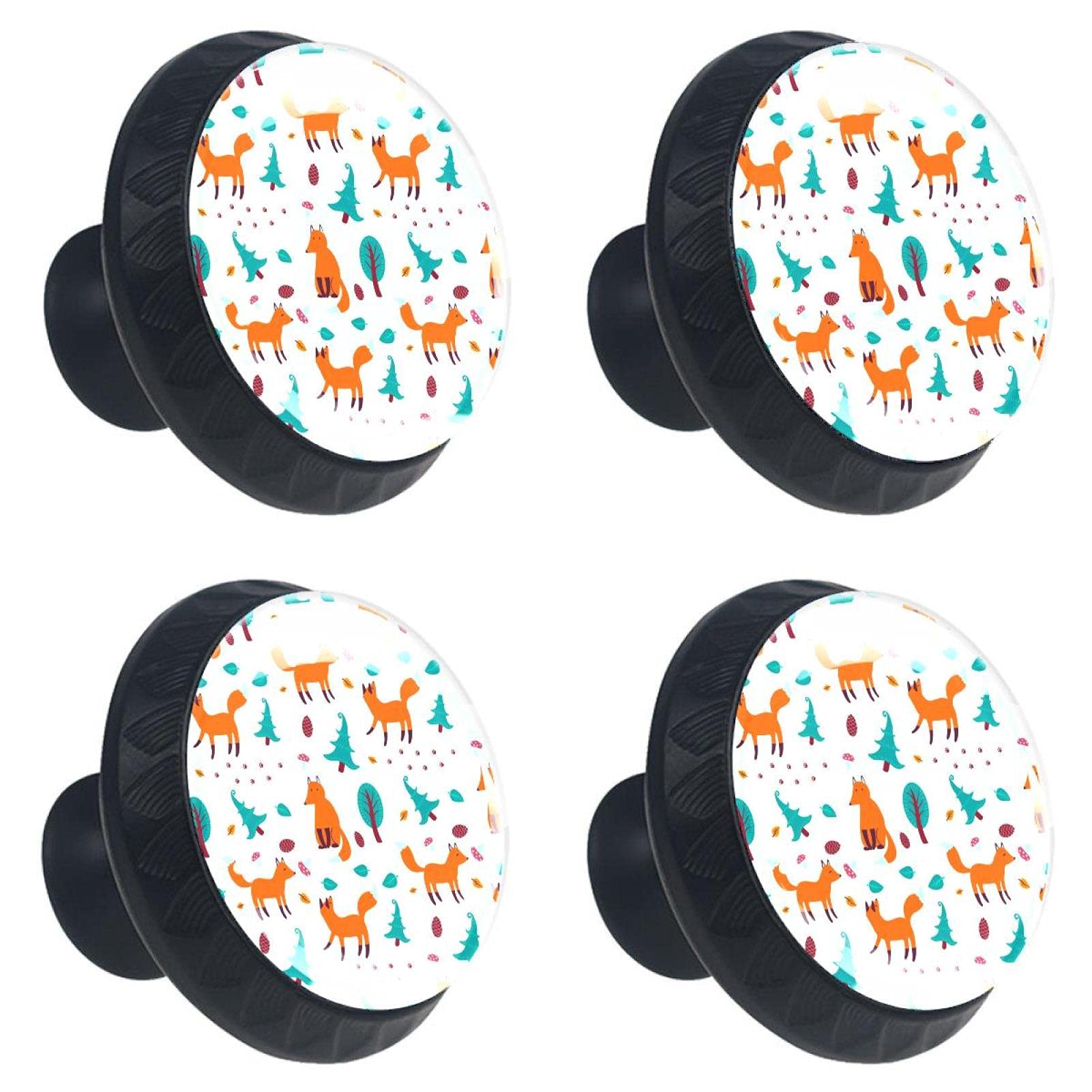Boutons de tiroir design renard pour embellir une chambre ou un bureau