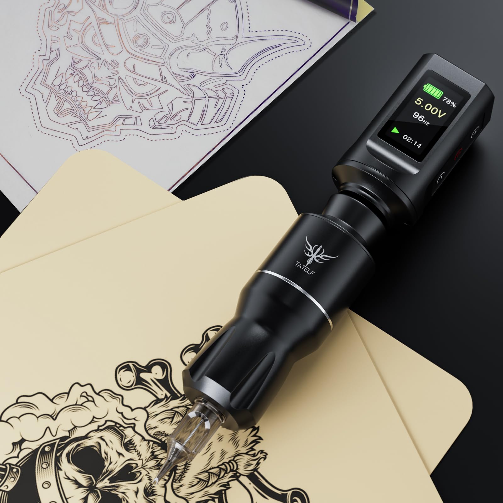 TATELF Batería para Inalambrica 1900 mAh de suministro de energía para RCA Maquina con pantalla digital LED, fuente de alimentación recargable