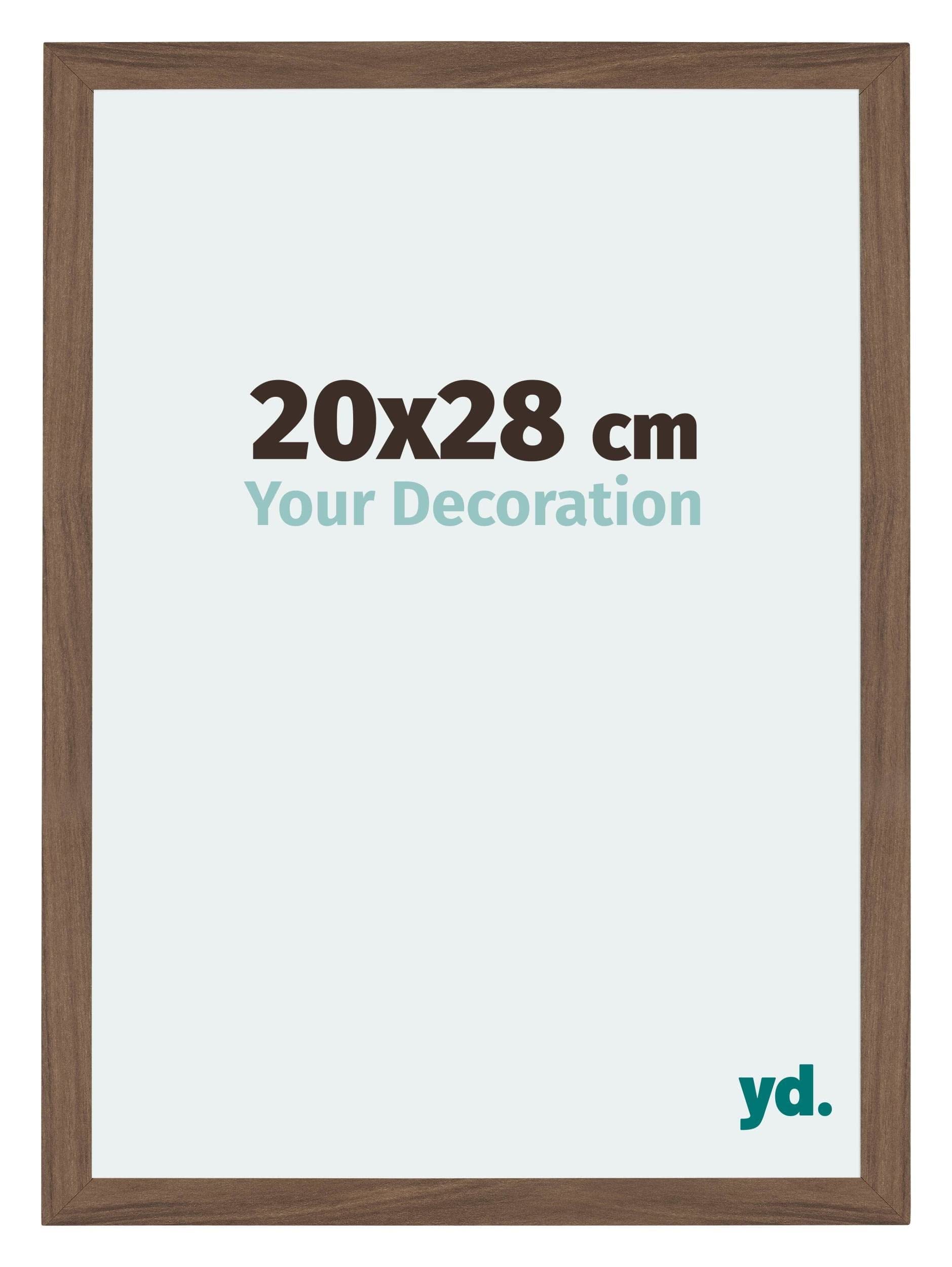 Your Decoration - Picture Frame 20x28 cm - Walnut Dark - Decorative Wall Frame in MDF with Antireflection - Frame 20x28 - Mura โ image 1