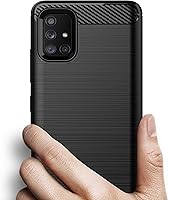 Vista 3 de Osophter Para Samsung Galaxy A51 5G Caso Absorción De Golpes Flexible TPU Caucho Protector De Teléfono Celular Cubierta Para Samsung Galaxy A51 5G