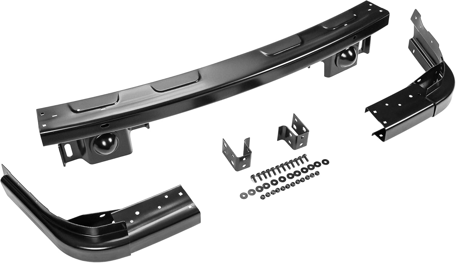 HECASA Front Bumper Reinforcement Compatible with 2006-2011 Ford Ranger Replacement for 6L5Z17757AA FO1006249 Bumper Impact Bar Steel Powder Coated Black