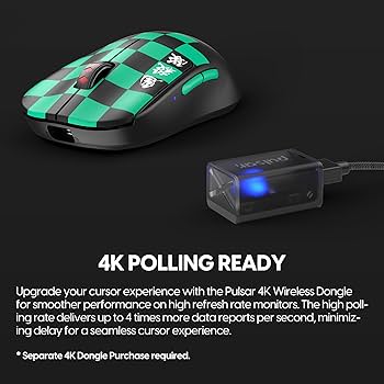 Amazon.co.jp: Pulsar Gaming Gears 竈門炭治郎 X2V2 ワイヤレス