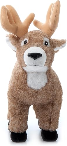 Miniatura 2 de The Petting Zoo Buck - Animales de peluche, regalos para niños, animales salvajes del zoológico Onez, juguete de peluche Buck de 12 pulgadas