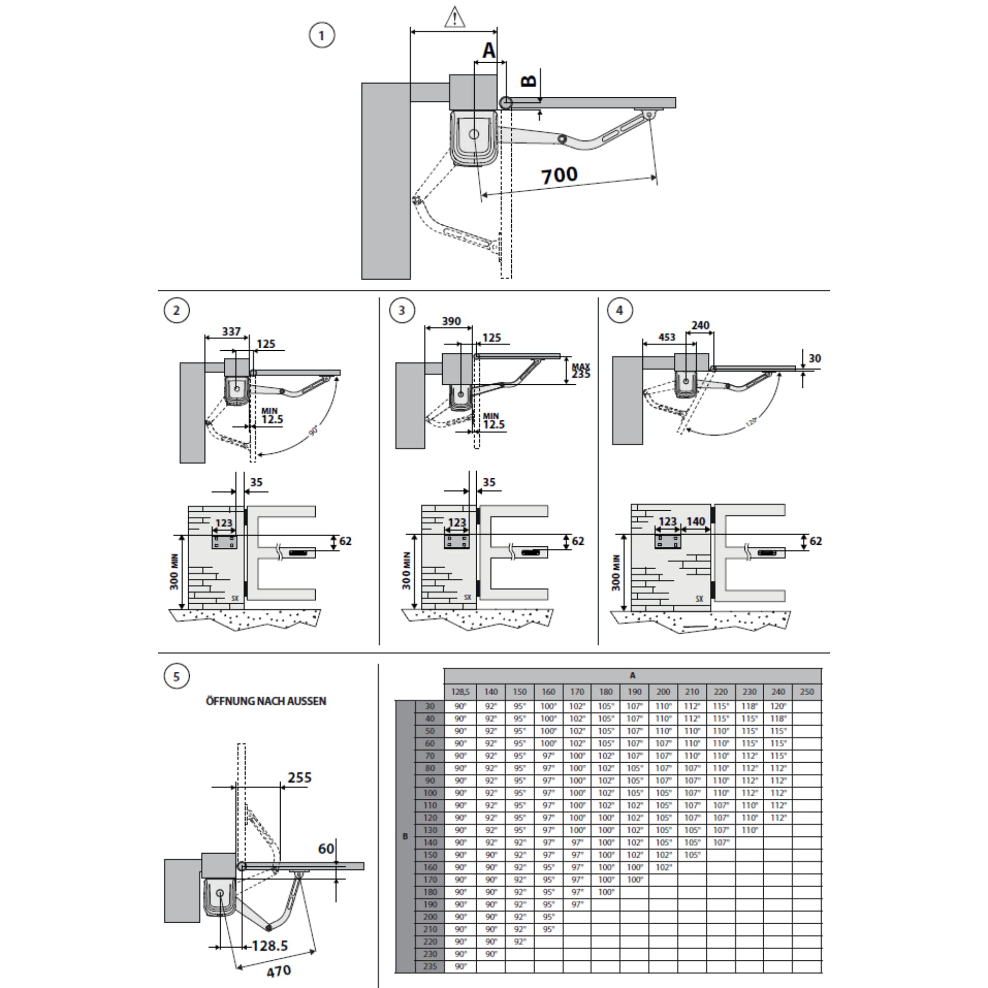 BFT Virgo SMART BT A20 - Attuatore per cancello a battente a doppio battente automatico per cancello automatico max. 4 m o 400 kg per ala con 3 telecomandi