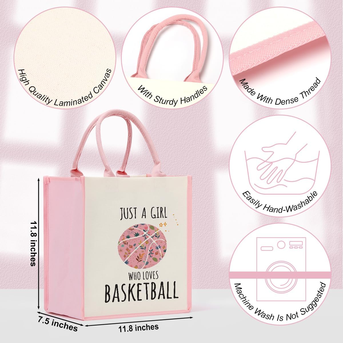 Turtle Horse Elephant Dinosaurs Wolves Dragon Basketball Giraffe Cat Book Panda Gifts Tote Bag for Women Lady - Image 3