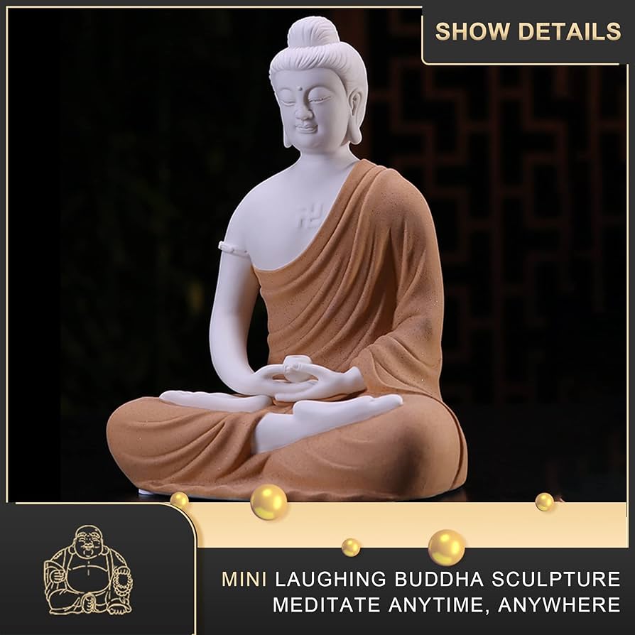 Amazon｜26-30 Cm 禅定 ブッダ 仏陀, 陶磁仏像仏陀, 釈迦仏像