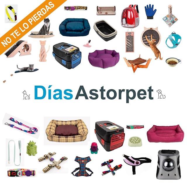 Foto 4 de 4 de ASTORPET - Tailpetz Collar de Perro. Collar Ajustable de Tacto Suave. Cierre de Seguridad y Presilla Cosida.…