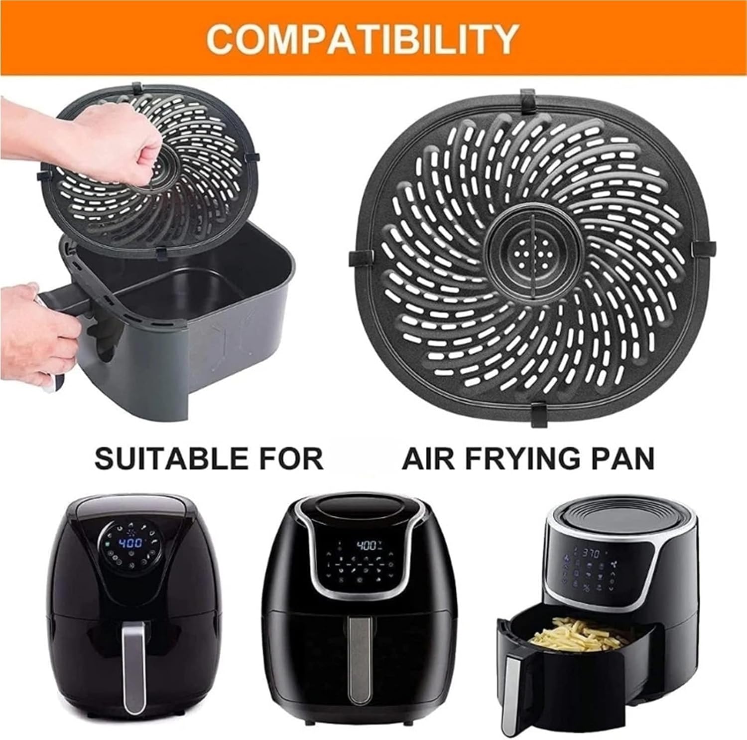 Air Fryer Rubber Bumpers 150/300/500pcs Silicone Feet Protectors Air Fryer Anti-Scratch Replacement Parts(500pcs)