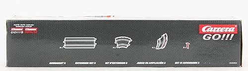Miniatura 10 de Carrera 61614 GO!!! y Digital 143 Juego de extensión 3 piezas adicionales Incluye curvas rectas, curvas altas, tamaño mediano