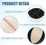 2Pcs Replacement Filter Fit for Craftsman 009-38754 CMXZVBE38754 Red Stripe General Purpose Wet Dry Vac Replacement Filter for 5 to 20 Gallon Shop Vacuums