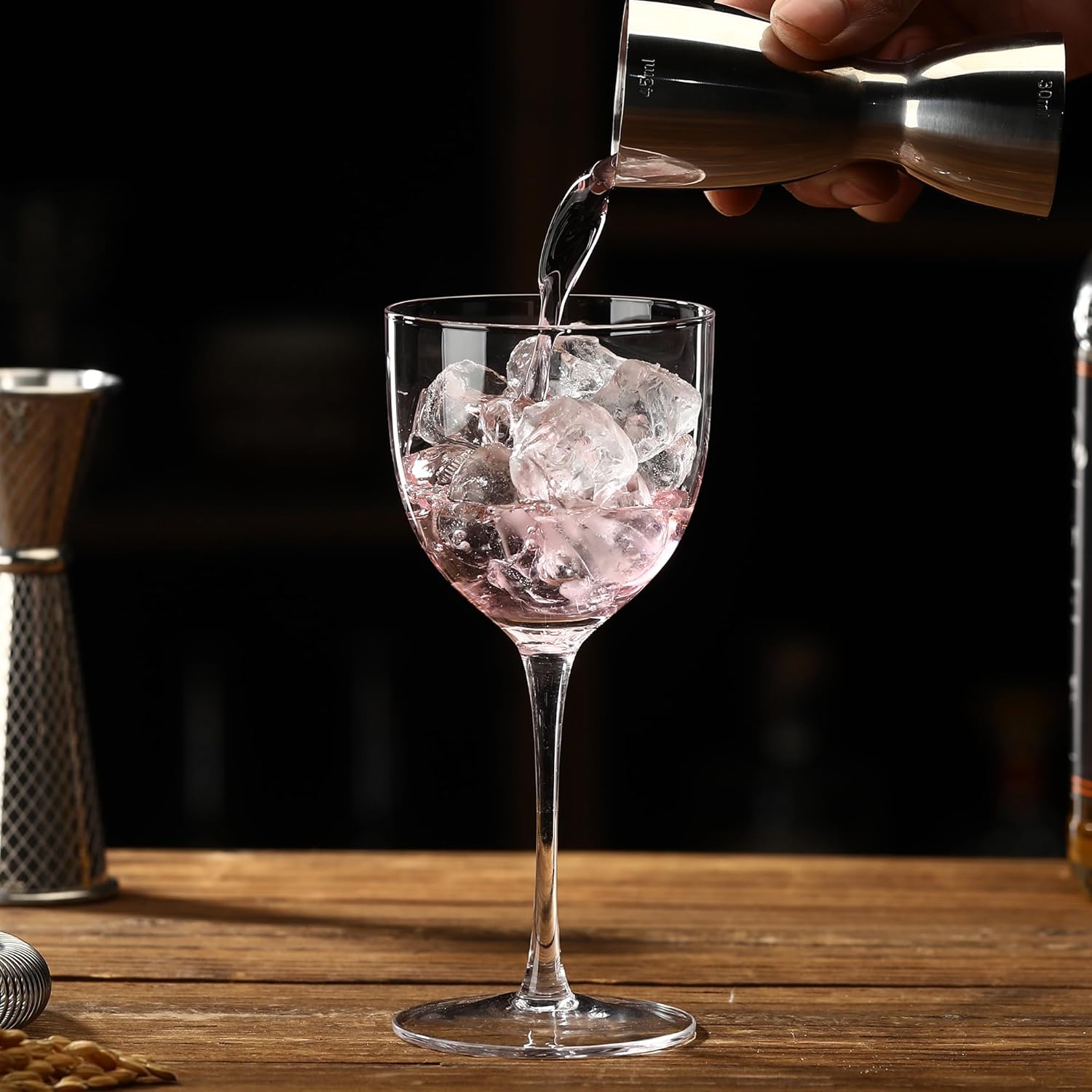 Nick & Nora Cocktail Glasses, Hand Blown Martini Glasses, 5 Oz, Set of 6