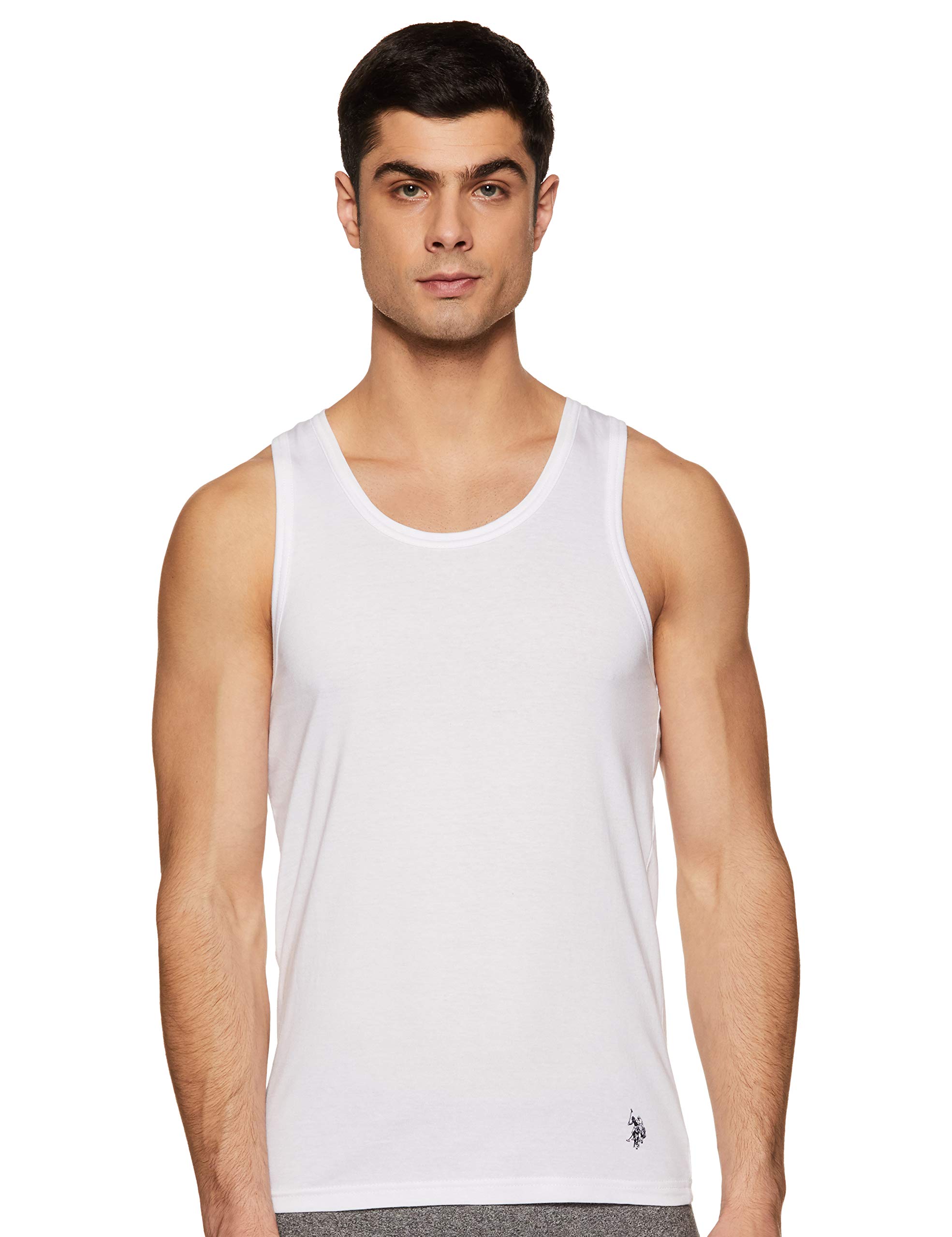 u.s. polo assn. Men's Comfort Regular Fit Pure Cotton I024 Vest - Pack of 1-picture-55