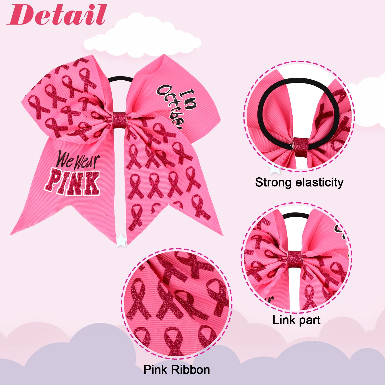 HOWAF Breast Cancer Awareness Costume Accessories - Image 3