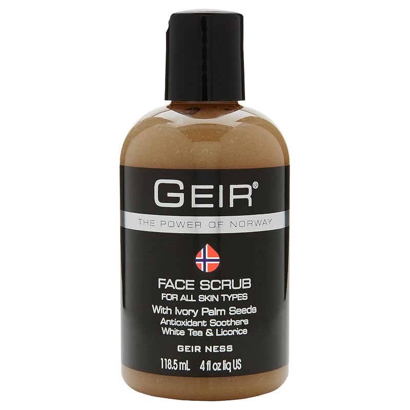 Geir Ness Esfoliante Facial com Sementes de Palmeira Ivory, 113 g