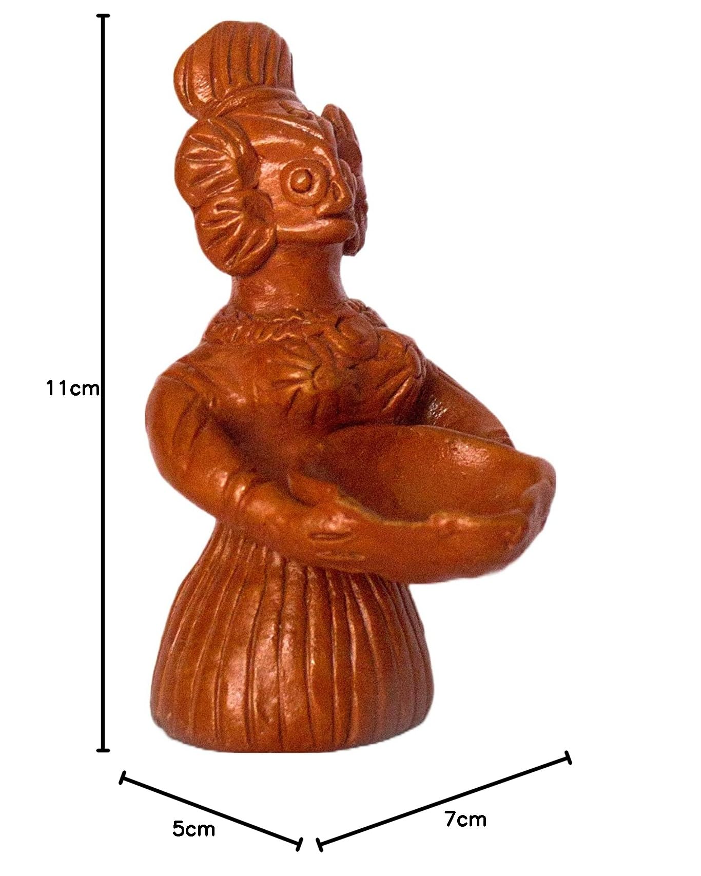 Ａssam商品です Buy Assam Asharikandi Terracotta Diya Idol for Home Decor and