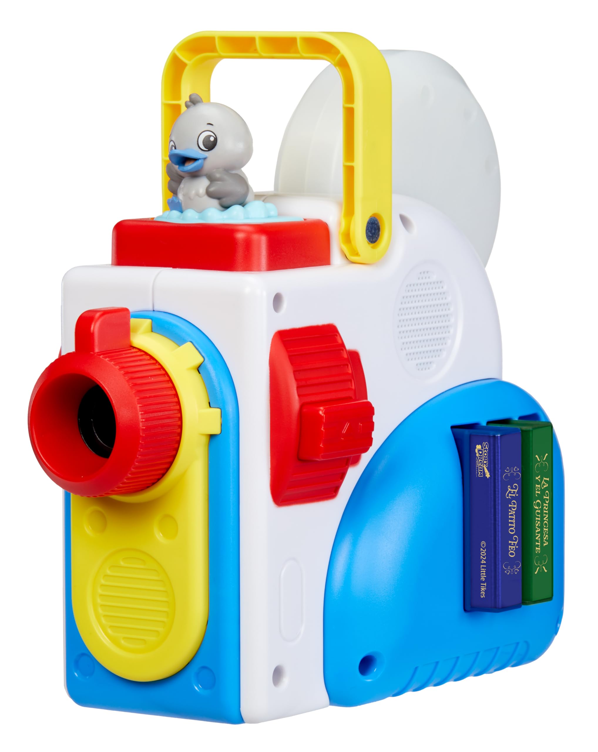 Little Tikes Story Dream Machine Kit de Inicio con 3 Cuentos de Hadas Clásicos - Proyector de luz, Sonido y Audio para niños - Incluye 3 Cuentos y 1 Personaje - para niñas y niños Mayores de 3 años