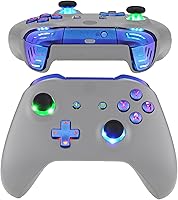 Vista 1 de eXtremeRate Chameleon Classical Symbols Bumpers Dpad Thumbsticks Start Back ABXY Buttons Multi-Colors Luminated DTFS DTF 20 Kit LED para Xbox One SX
