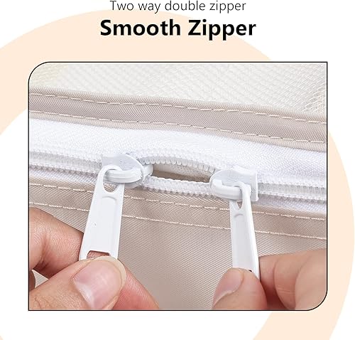 Miniatura 5 de Easortm Cubos de equipaje para viajes, bolsas organizadoras de equipaje grandes, juego de bolsas organizadoras de maleta, cubos de viaje con bolsa