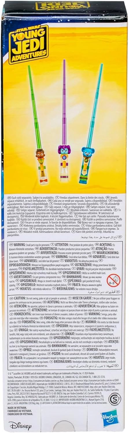 STAR WARS Young Jedi Adventures Nubs Blue Electronic Lightsaber, Toys, Preschool Toys for 3 Year Old Boys & Girls (Amazon Exclusive)