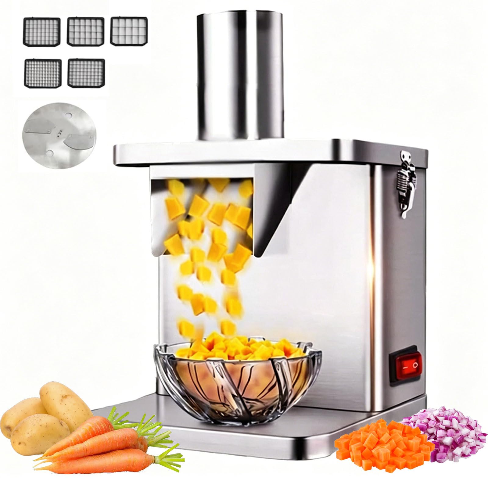 Coupe-aliments électrique pour oignons et pommes de terre pour simplifier vos préparations