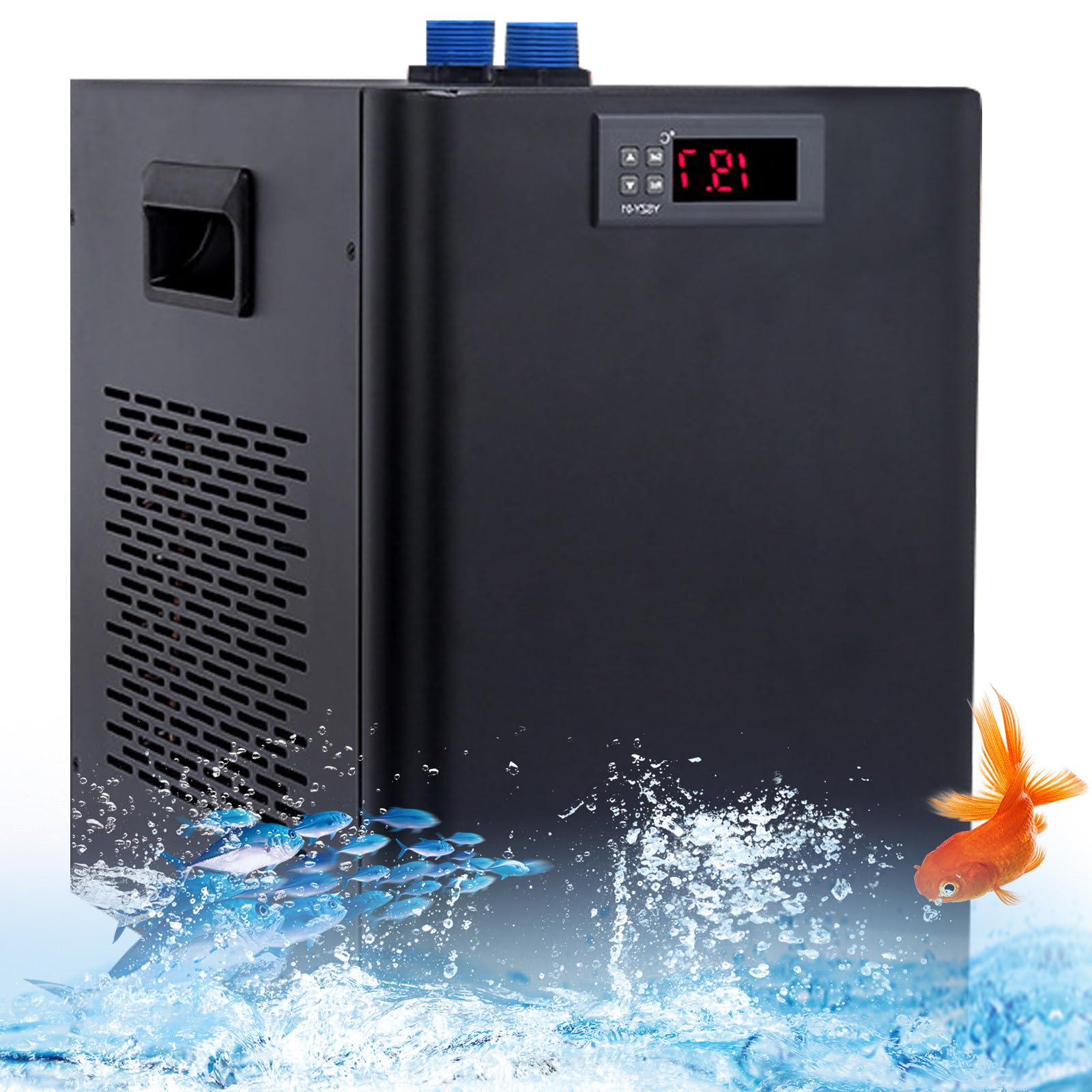 Enfriador de acuario - Máquina enfriadora de agua para peceras, compresor de refrigeración para plantas acuáticas y cultivo de medusas