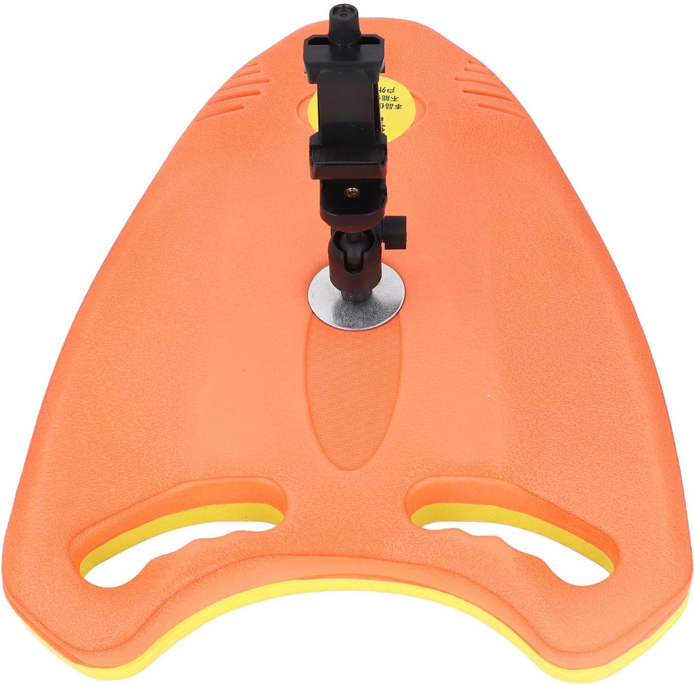 Swimming Kickboard, Swim Kickboard with Phone Holder Foldable EVA Foam Swimming Float Board & Phone Bag, for Swim Training,Training Aid Float for (Orange)
