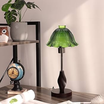 【新品未使用】クリスタルガラスカットテーブルランプ ガラスシェード【レトロ雑貨】 クリスタルテーブルランプ1灯「CHERRY」（φ200×H425mm） | EL JEWEL