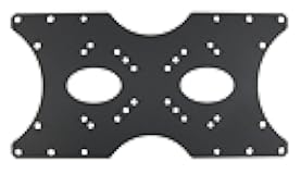 Mount Plus 201D VESA Monitor and TV Mount Extender Conversion Kit | 100x100, 200x200 Convert to 400 x 200 Adapter Plate for TV Wall Mounts | Heavy Duty and Hardware Included