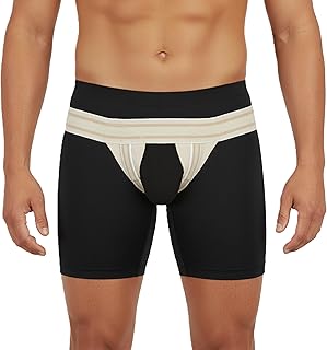 ORTONYX Inguinal Groin Hernia Truss Support Belt Guard Brace- Double Side Beige