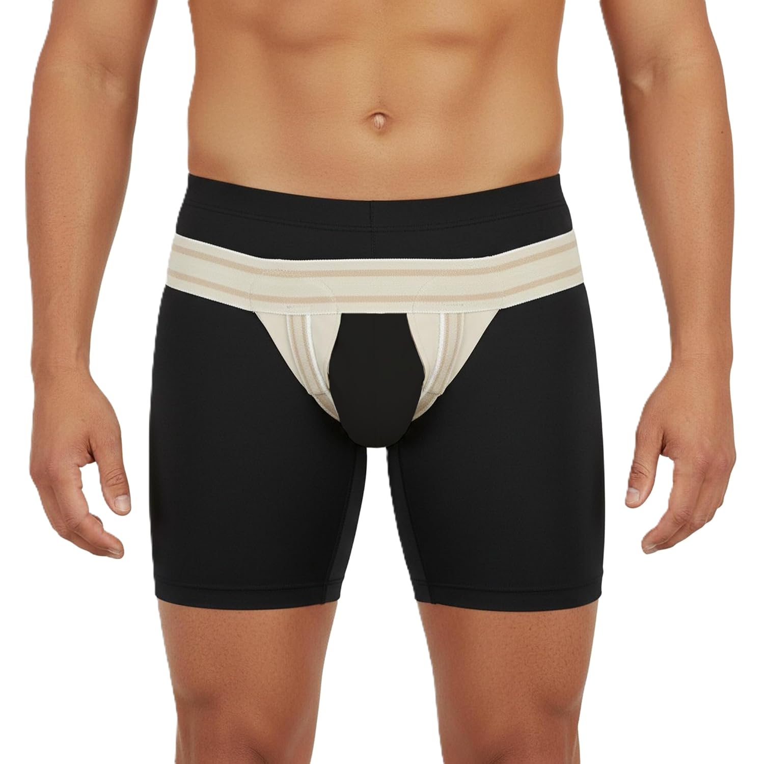 ORTONYX Inguinal Groin Hernia Truss Support Belt Guard Brace- Right Side Beige