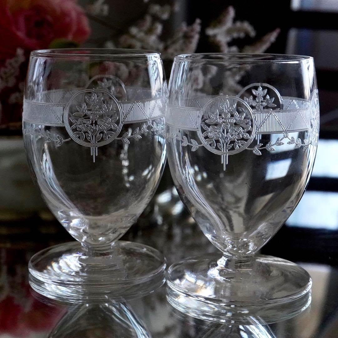 イタリア ムラノガラス ムラーノ ベネチアンガラス 金彩 ワイングラス