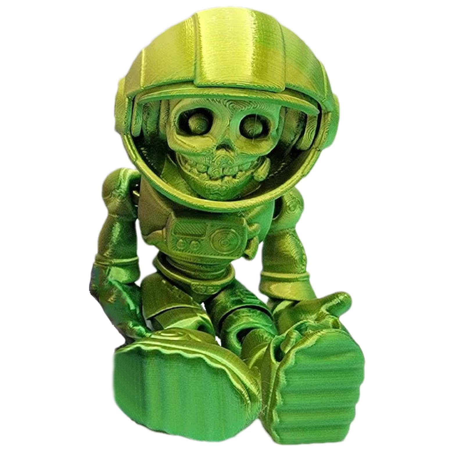Articulated Astronaut Model, Printed Joint Skeleton with Flexible Joints, Astronaut Decorative Figures with Bew for Desktop Decoration