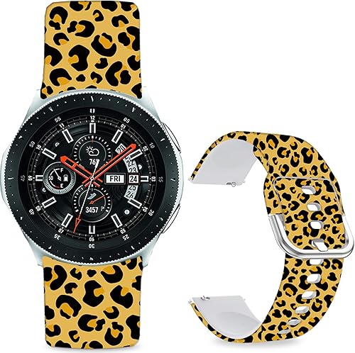 Miniatura 23 de Correas de reloj de dibujos animados compatibles con Samsung Galaxy Watch 1.811 in/Galaxy Watch 3 1.772 in/Samsung Gear S3 Frontier/Classic Strap