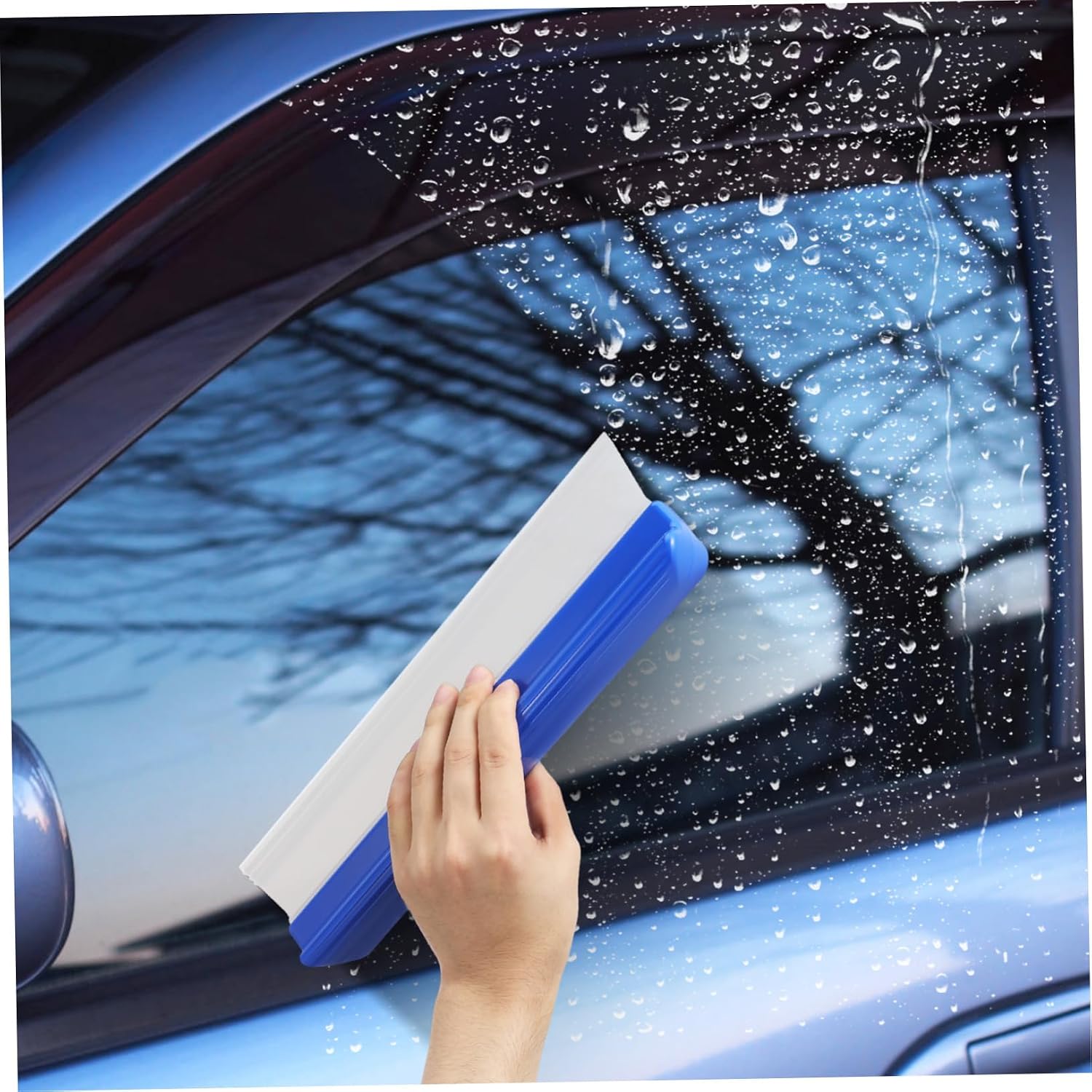 Car Window Squeegee Handheld Water Scraper for Streak Cleaning Windshields Shower and Windows Durable Efficient for Multipurpose Use