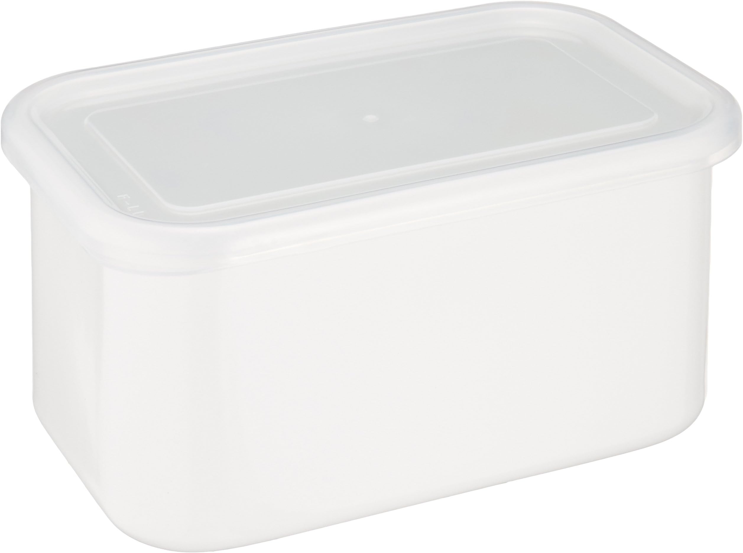 Nodahoro WRF-LL White Series Storage Container, Rectangular Deep LL with Seal Lid, Made in Japan