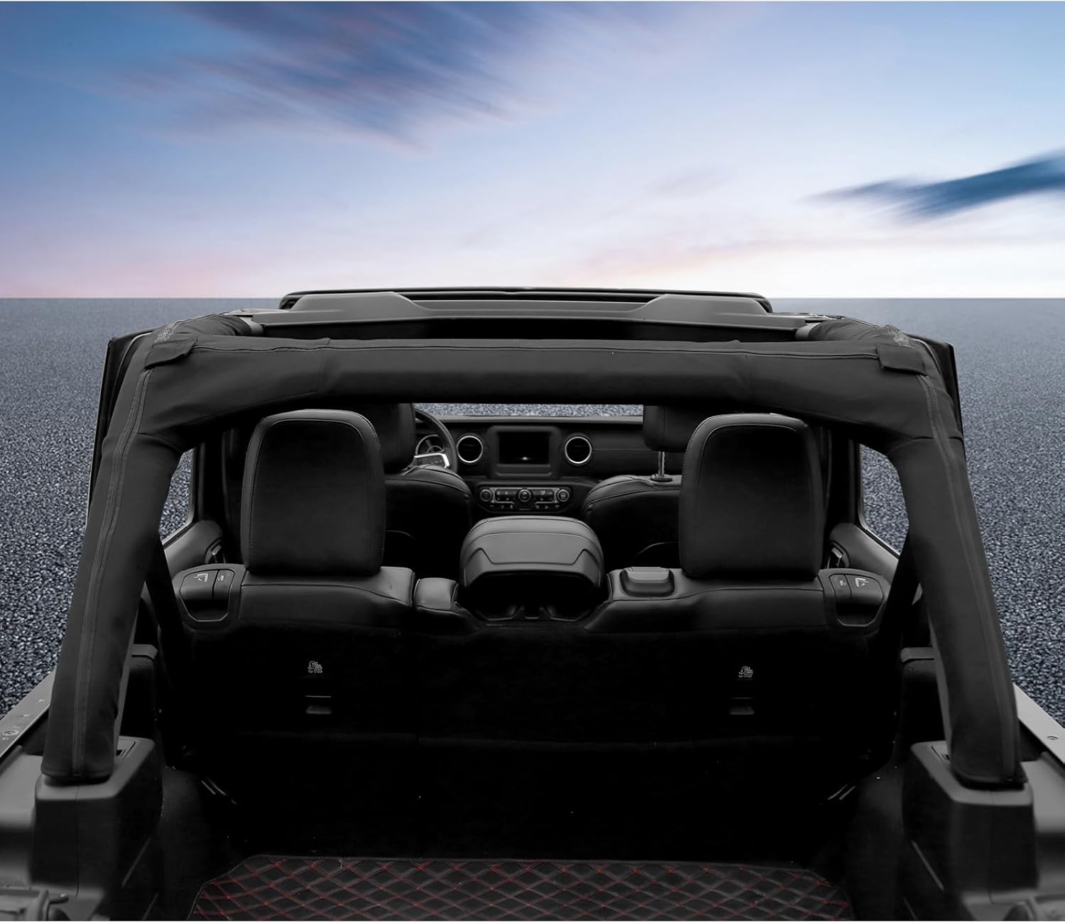 JWWY for JL Roll Bar Padding Protection Cover Cushion Compatible with 2018-2023+ Jeep Wrangler JL Accessories 4door