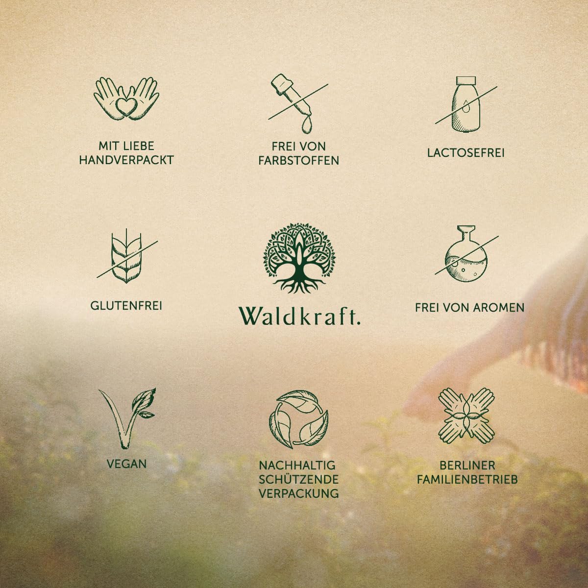 Waldkraft Borax - 99,9% Reinheit (Natriumtetraborat) | Lebensmittelqualität | Optimale Löslichkeit | Nachhaltig verpackt in Braunglastiegel | Exklusiv bei Waldkraft | 380 g reines Borax-Pulver (380g)