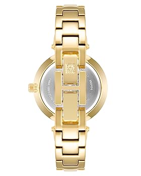 Amazon.com: Anne Klein Women's AK/1414BKGB Diamond-Accented