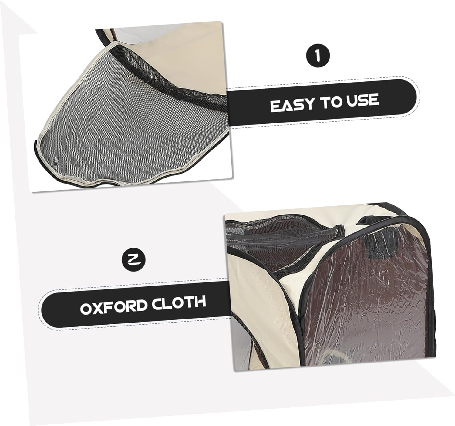 Folding Cat Drying Box Quick Dry Pet Hair Dryer Bag for Indoor Tent Bathing Cage Soft Material Multi-Functional Pet Dryer for Dogs Cats